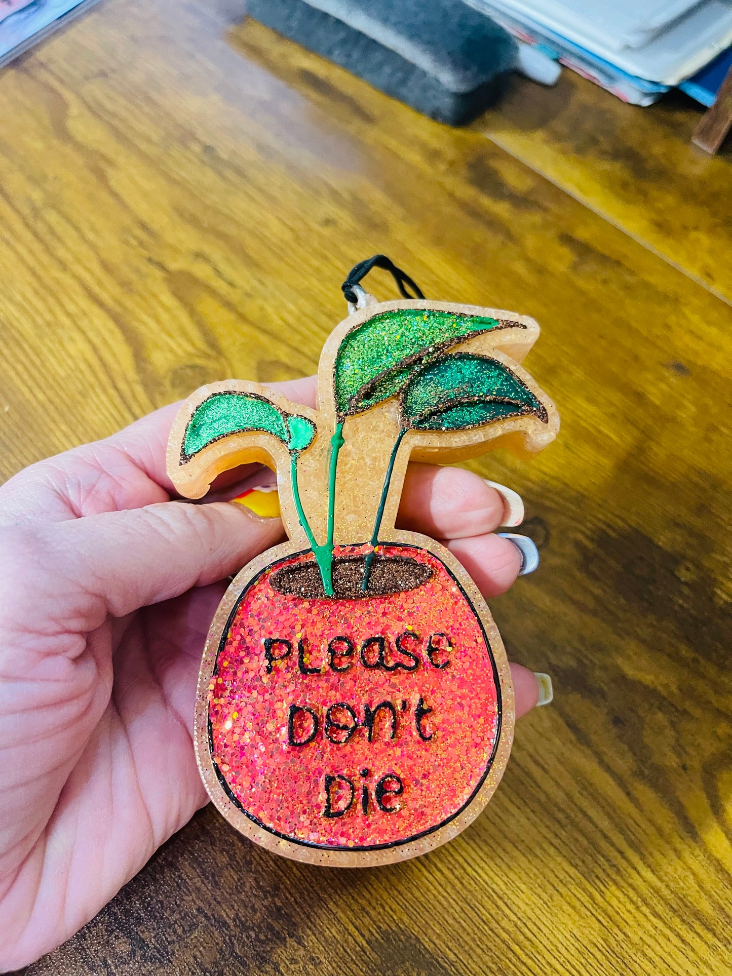 Please Don’t Die planter Freshie