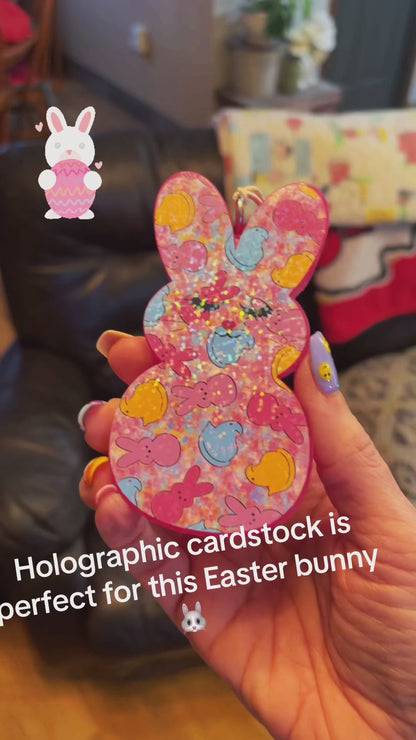 Bunny Peep-Peep Cardstock